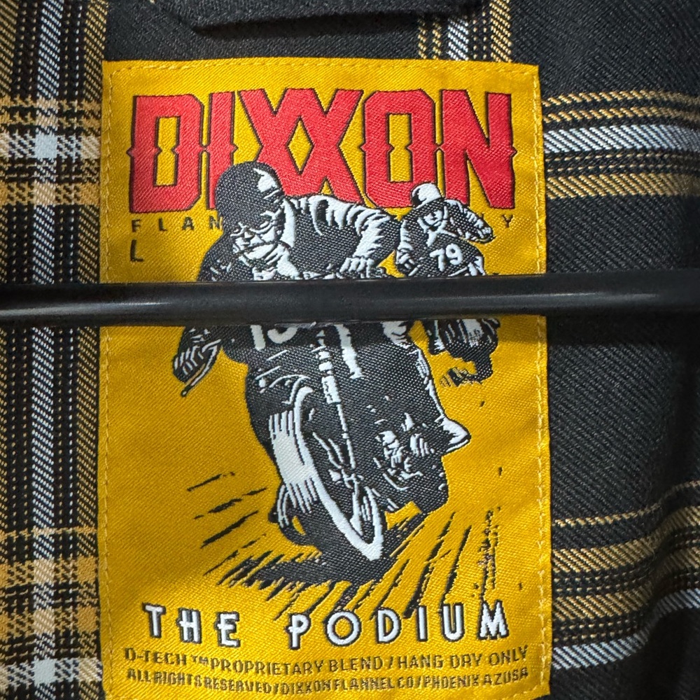Dixxon Flannel Shirt with Yellow and Black Plaid